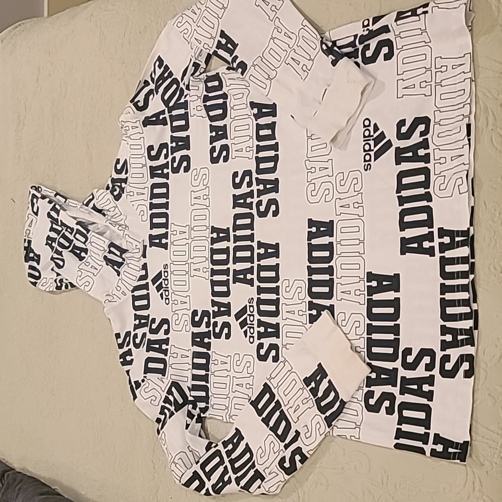 Adidas cotton hoodie, boys xl